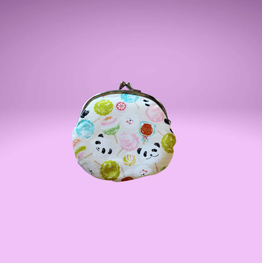 Gamaguchi Panda Flat Purse (2 Designs)