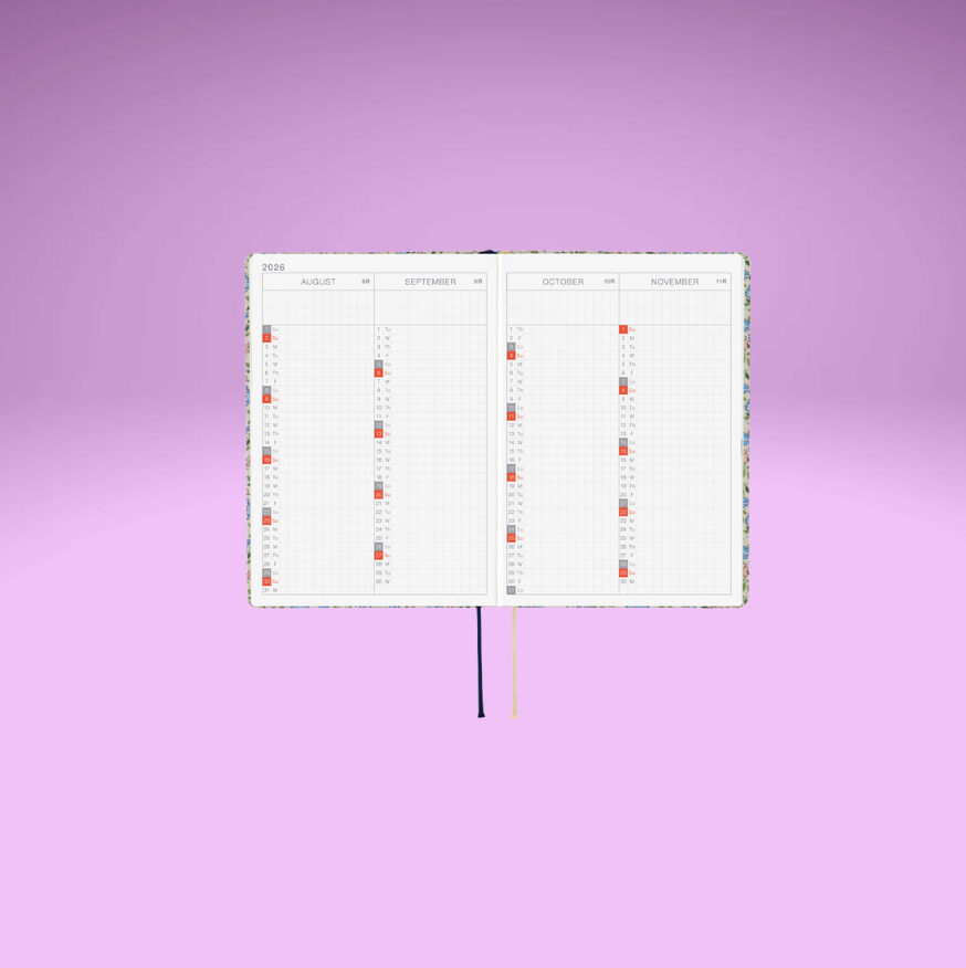 Hobonichi Techo 2026 HON A6 (3 designs)