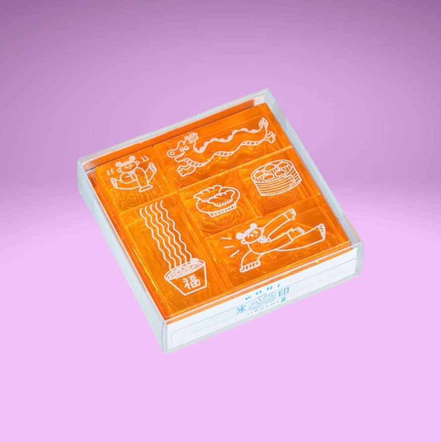 Kori Jirushi Ice Cube Stamp Set