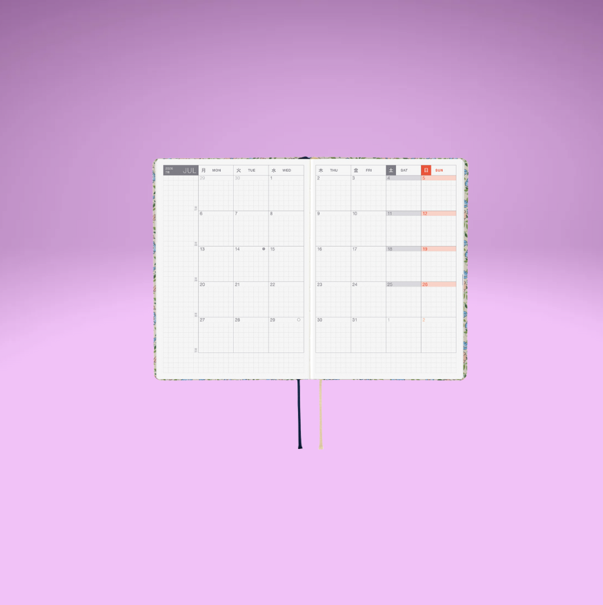 Hobonichi Techo 2026 HON A6 (3 designs)