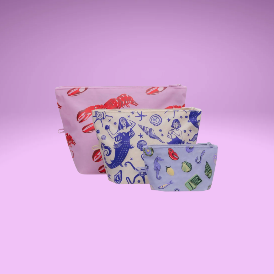 Sea Creatures Go Pouch Set