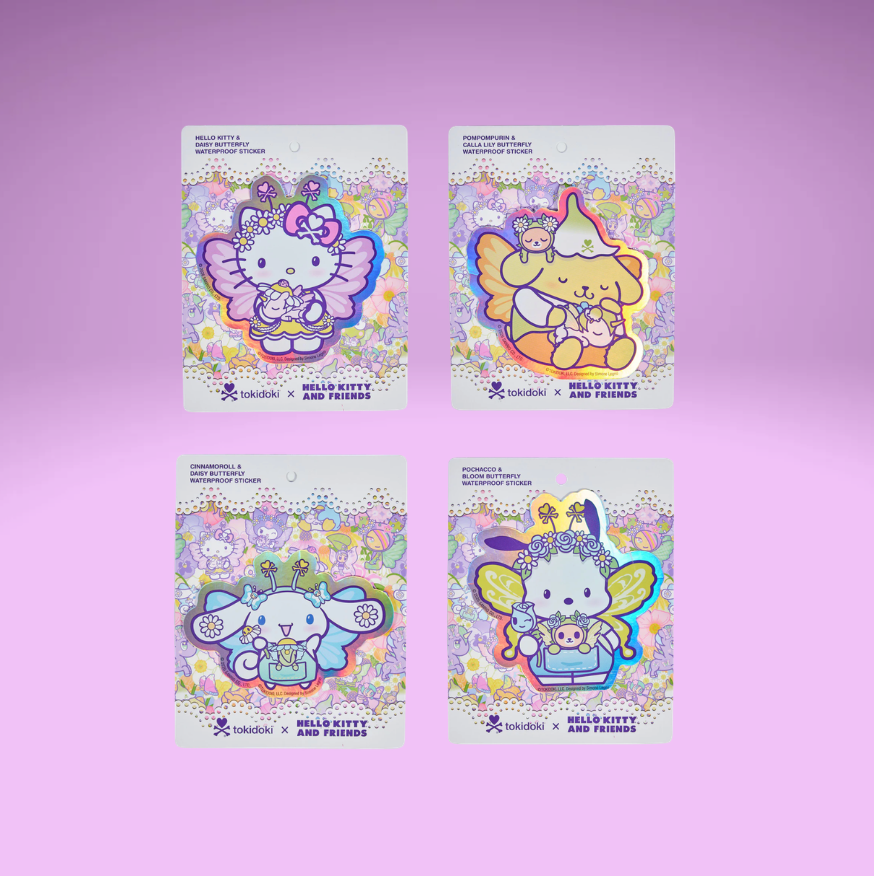 TKDK x HK Butterfly Garden Sticker(4 Designs)