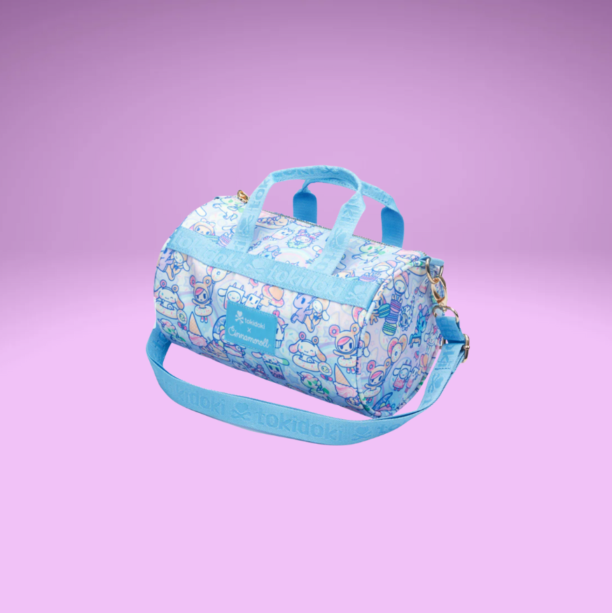 Tokidoki x Cinnamoroll Sweet Treats Duffle Bag