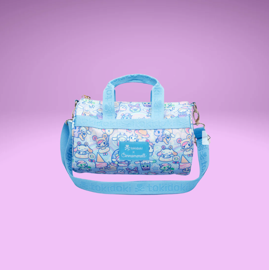 Tokidoki x Cinnamoroll Sweet Treats Duffle Bag