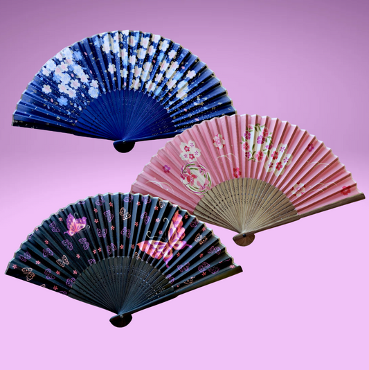 Silk Fans (3 Designs)
