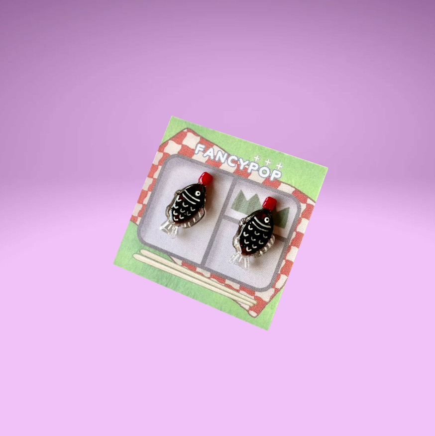 Soy Sauce Fish Earrings