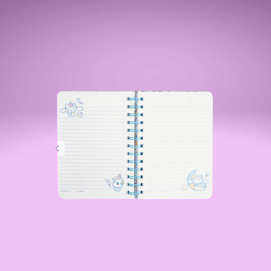 Tokidoki x Cinnamoroll Sweet Treats Coiled Notebook