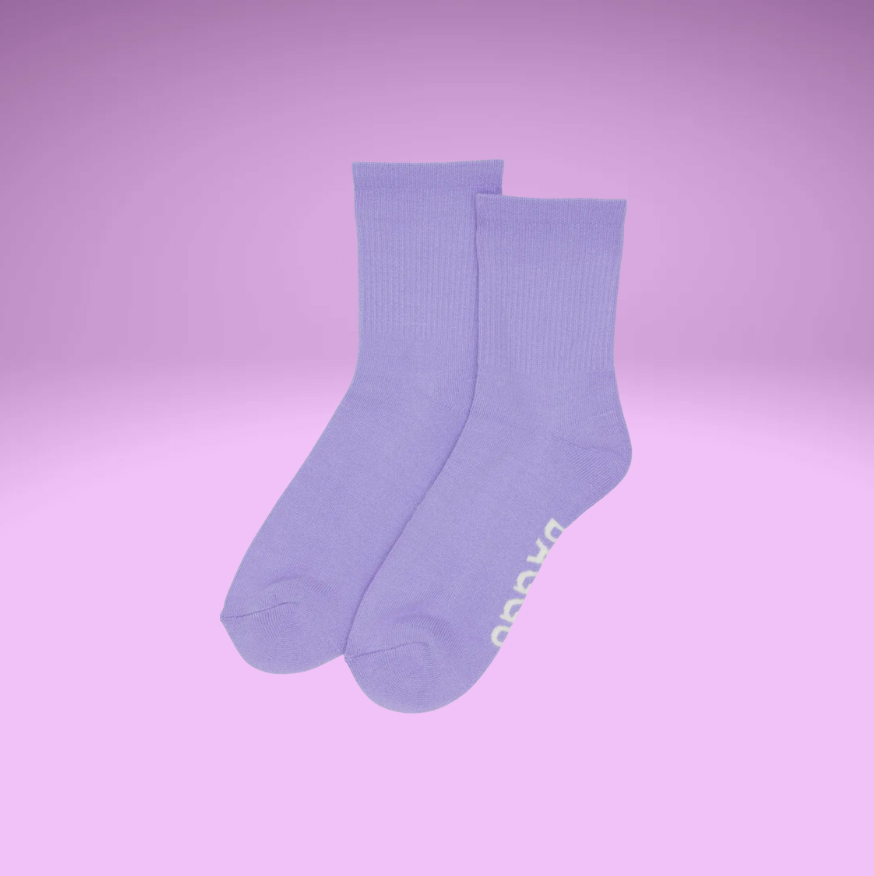 Ribbed Sock - Wisteria