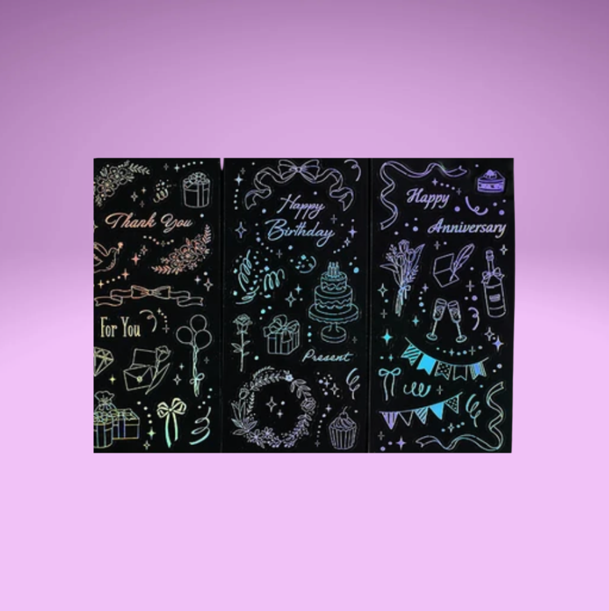 BGM IRIDE Stickers (3 Sheets)