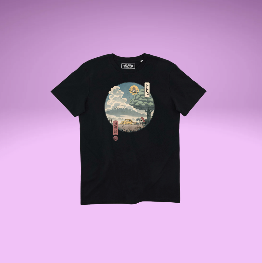 Nekobus Ukiyo-E T-Shirt