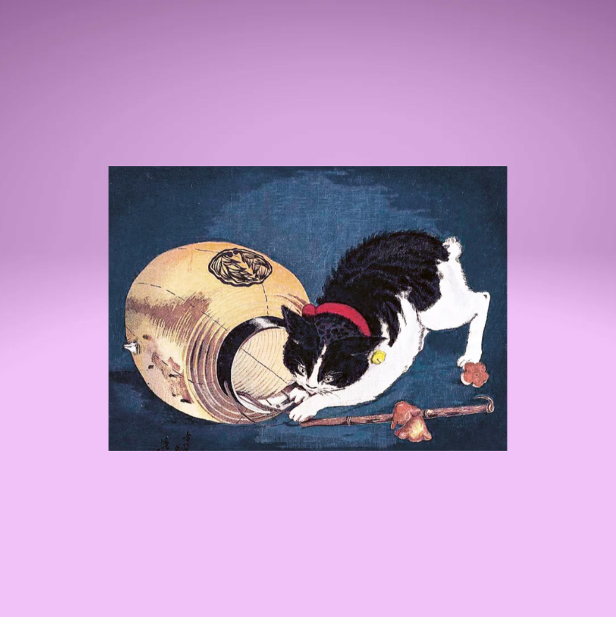 Cats of Japan Woodblock Prints