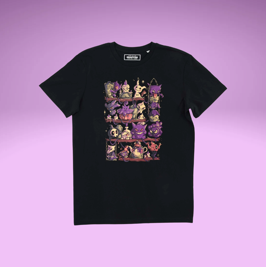 Ghost Shelf Pokemon T-Shirt