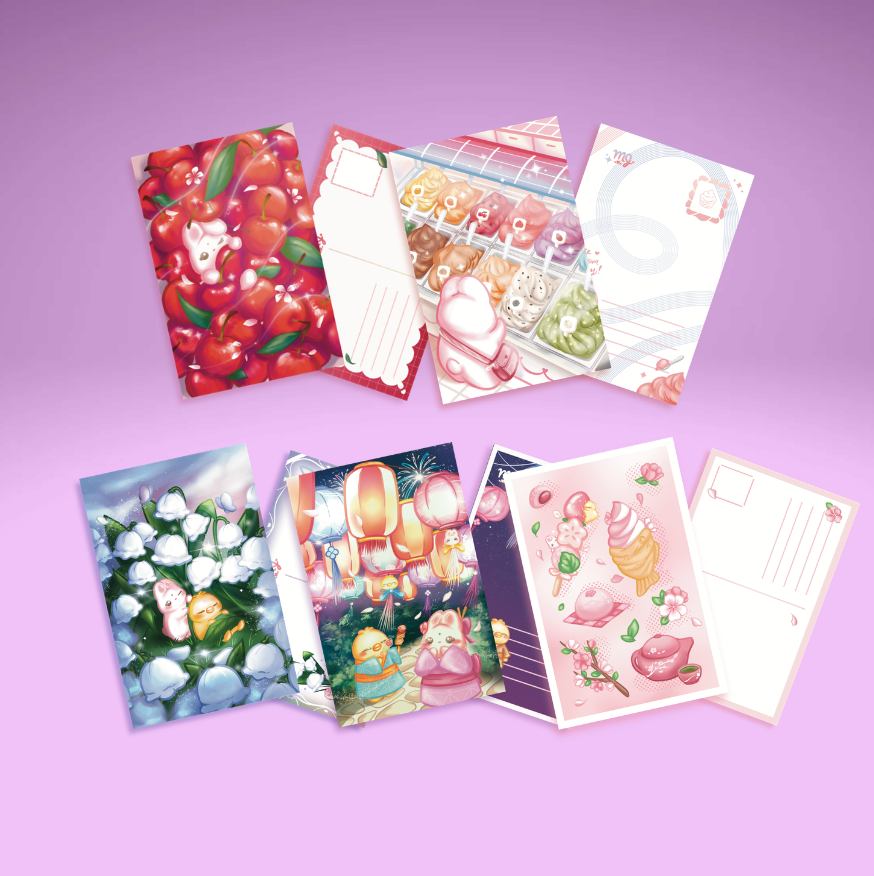 Post Cards (designed by MiniiJoy co.)
