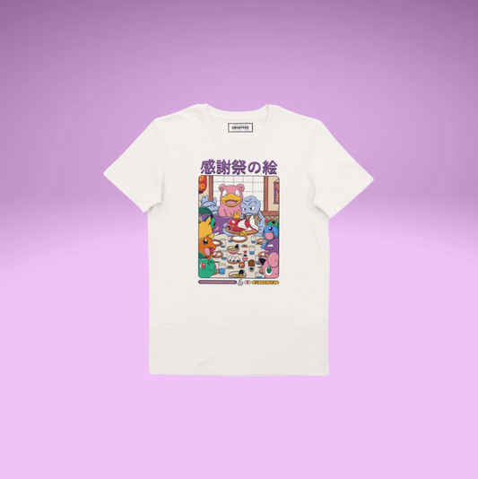 Pokemon Thanksgiving T-Shirt (Off-White)