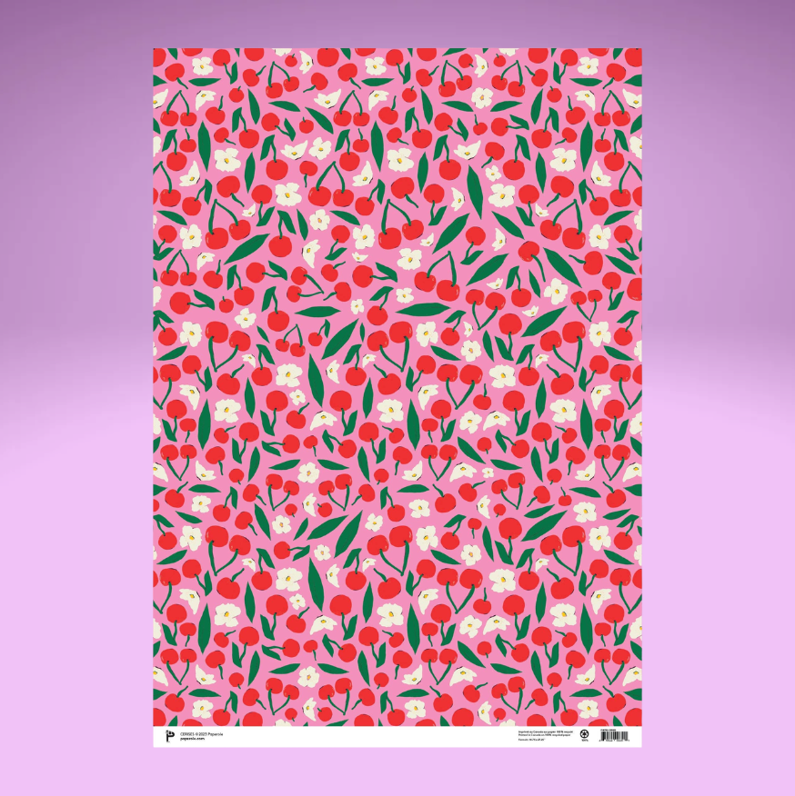 Cherries Wrapping Paper