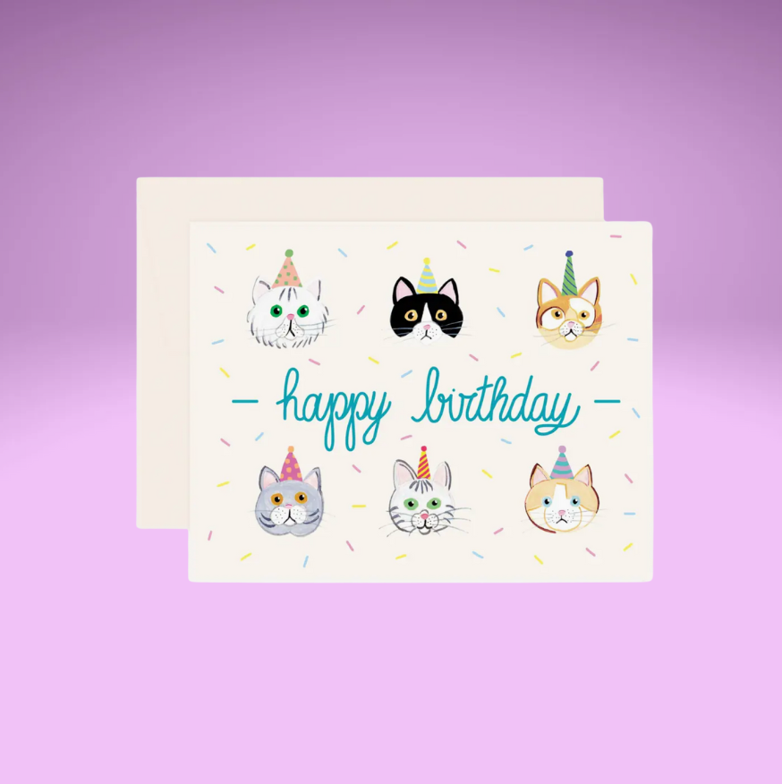 Birthday Cats Card