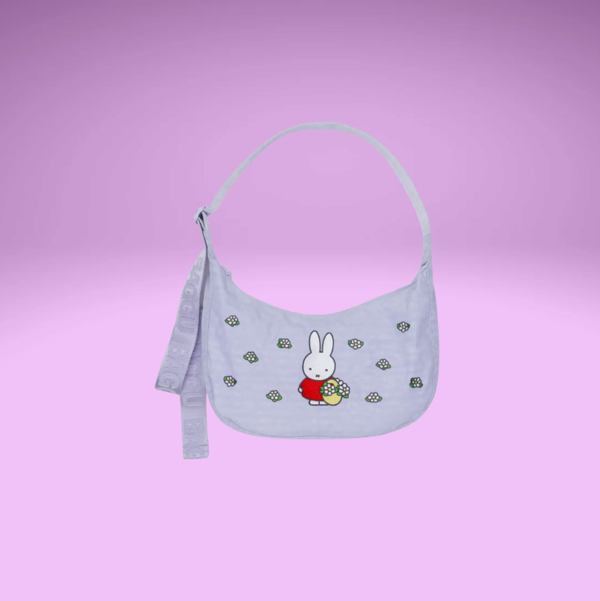 Miffy Nylon Crescent Bag 25'