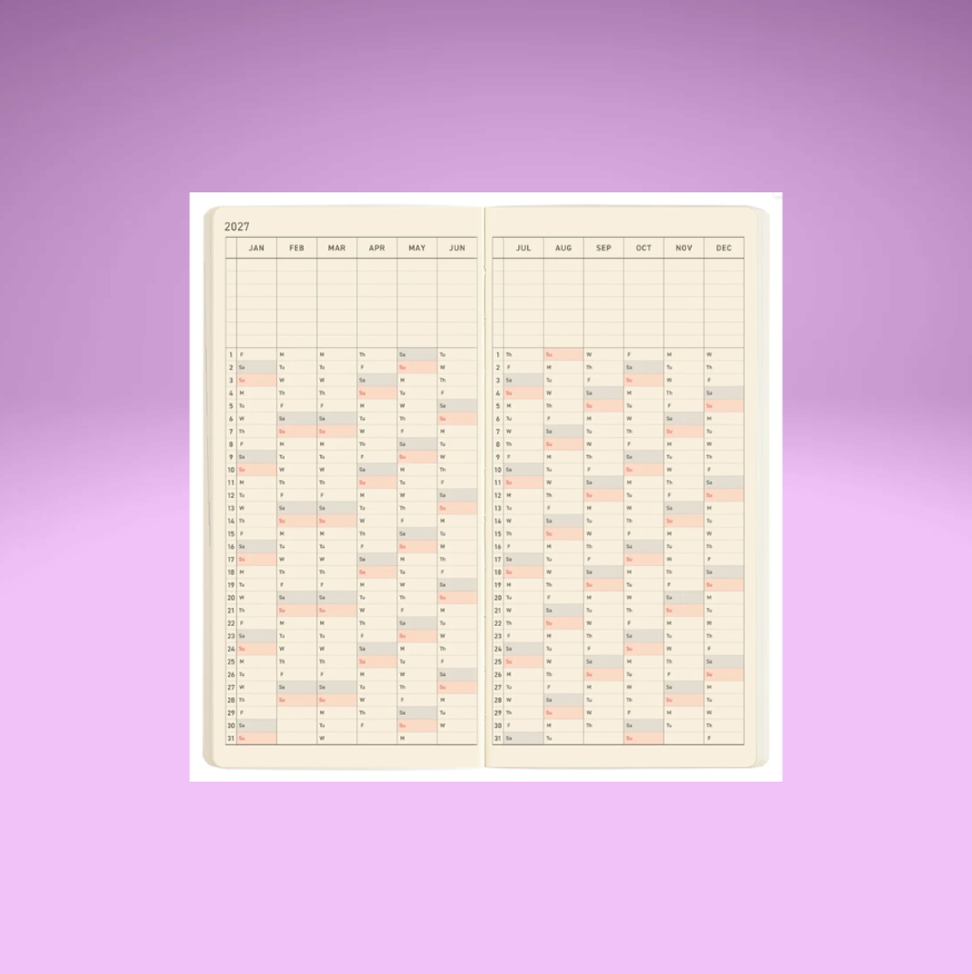 2027 Hobonichi Weeks Techo (English)