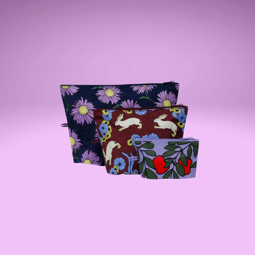 Go Pouch Set - Night Orchard