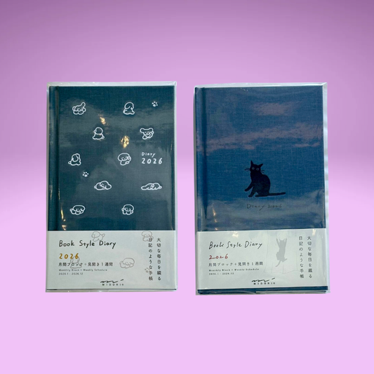 Book Style Diary 2026 (2 Designs)