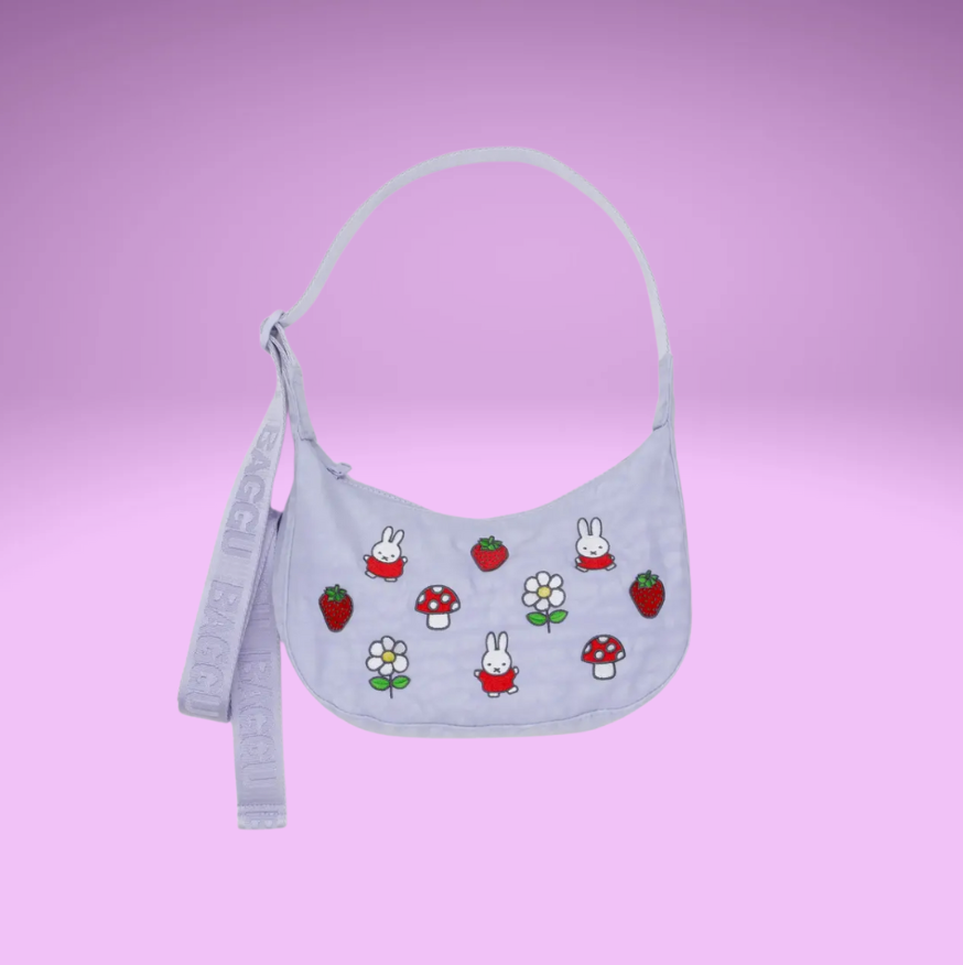 Miffy Nylon Crescent Bag 25'