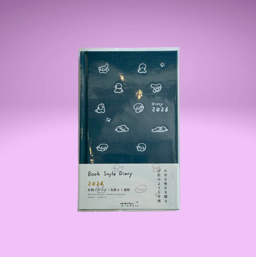 Book Style Diary 2026 (2 Designs)