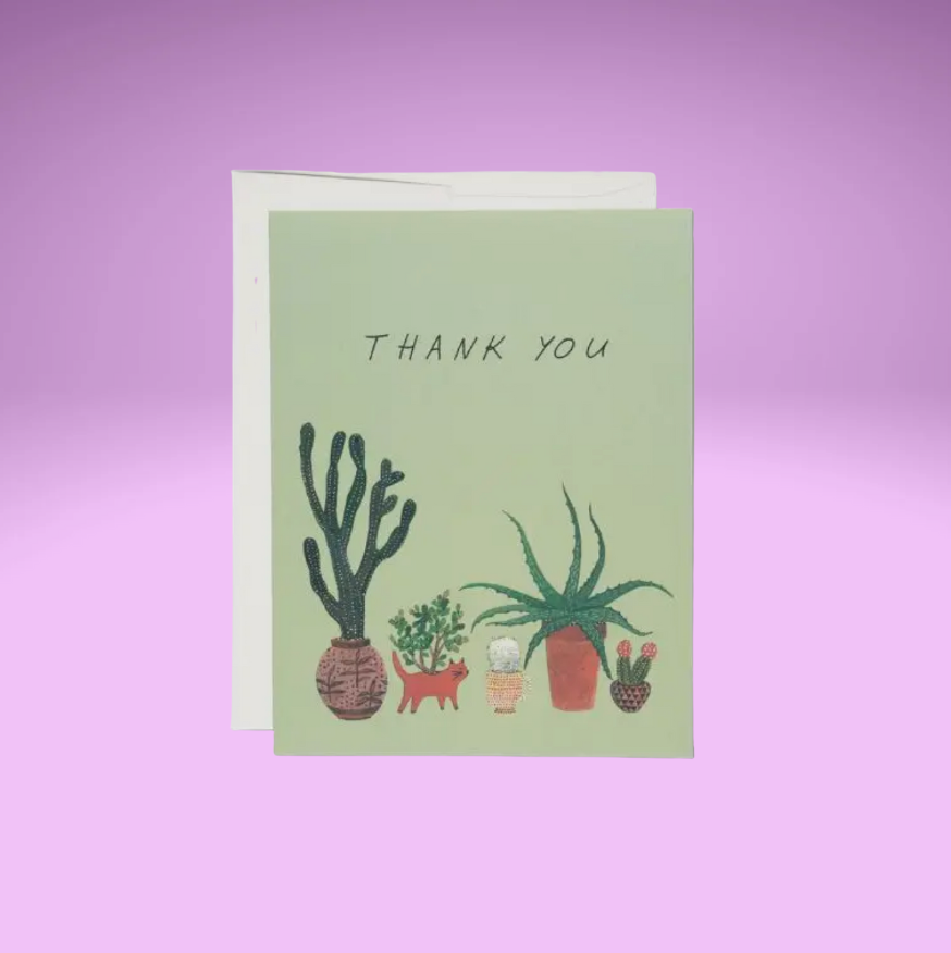 Plant Thank You Card