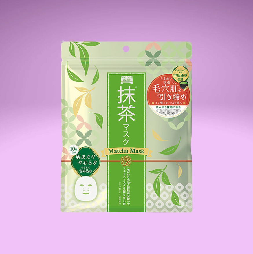 Wafood Made Uji Matcha Mask 10 Pieces