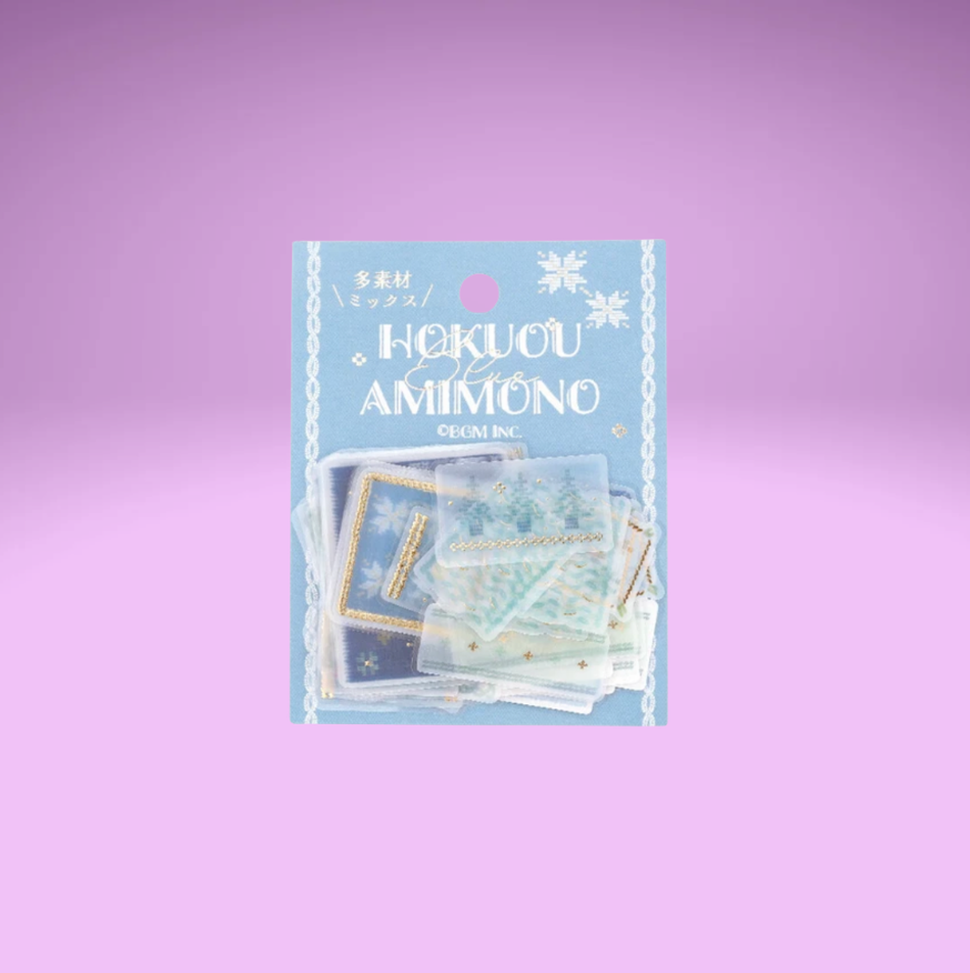 BGM Hokuou Amimono (Knitted Pattern Deco Stickers)