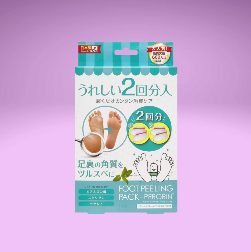 Foot Peeling Pack Perorin Mint (2 sets)