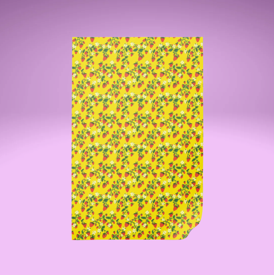 Strawberry Field Wrapping Paper