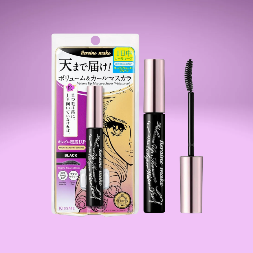 Kiss Me Heroine Make Volume & Curl Mascara Super
Waterproof - Black