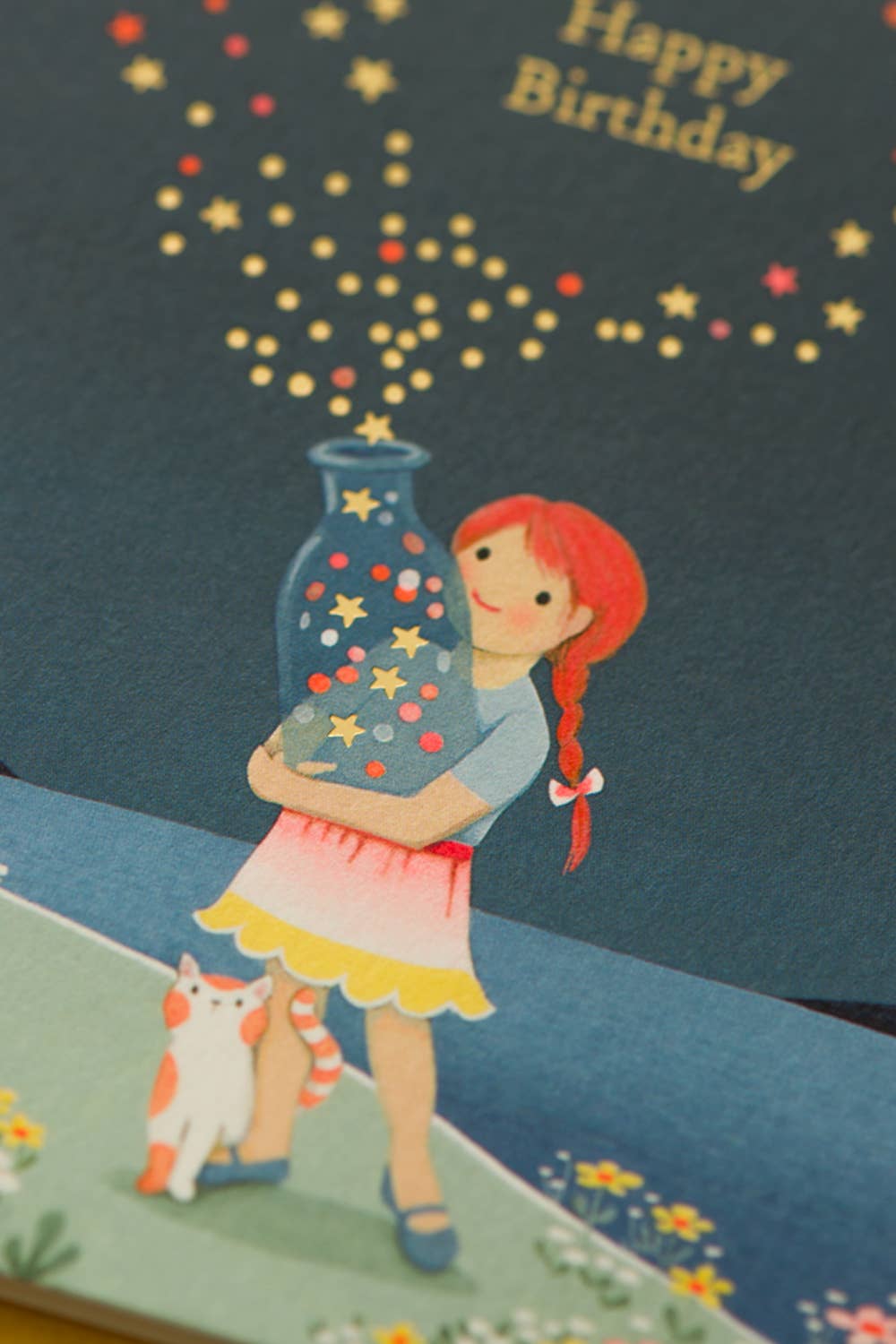 Star Bottle Birthday Card