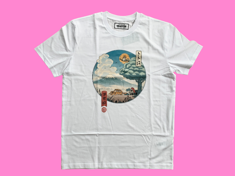 Nekobus Ukiyo-E T-Shirt