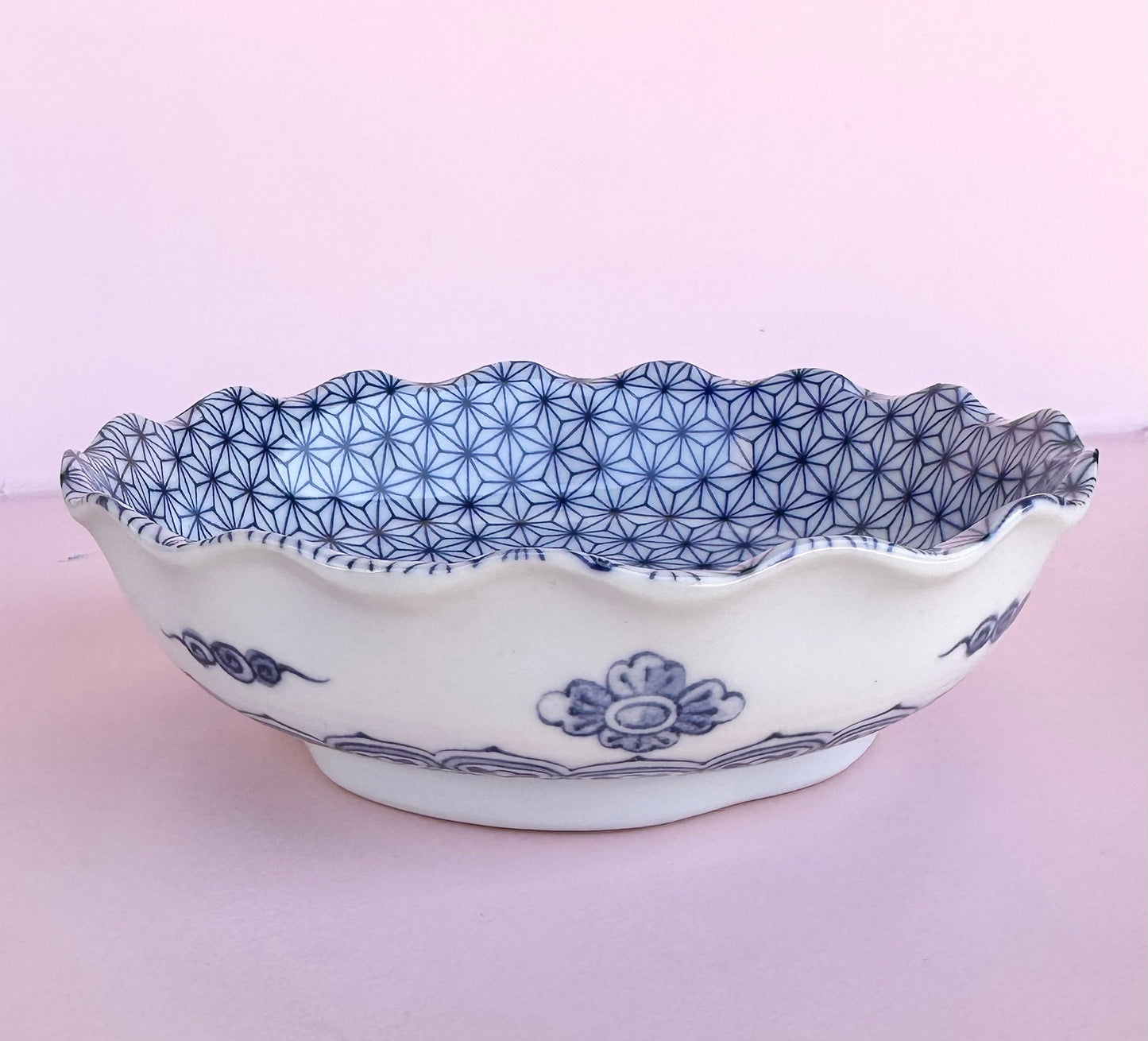 Asanoha Shallow Bowl