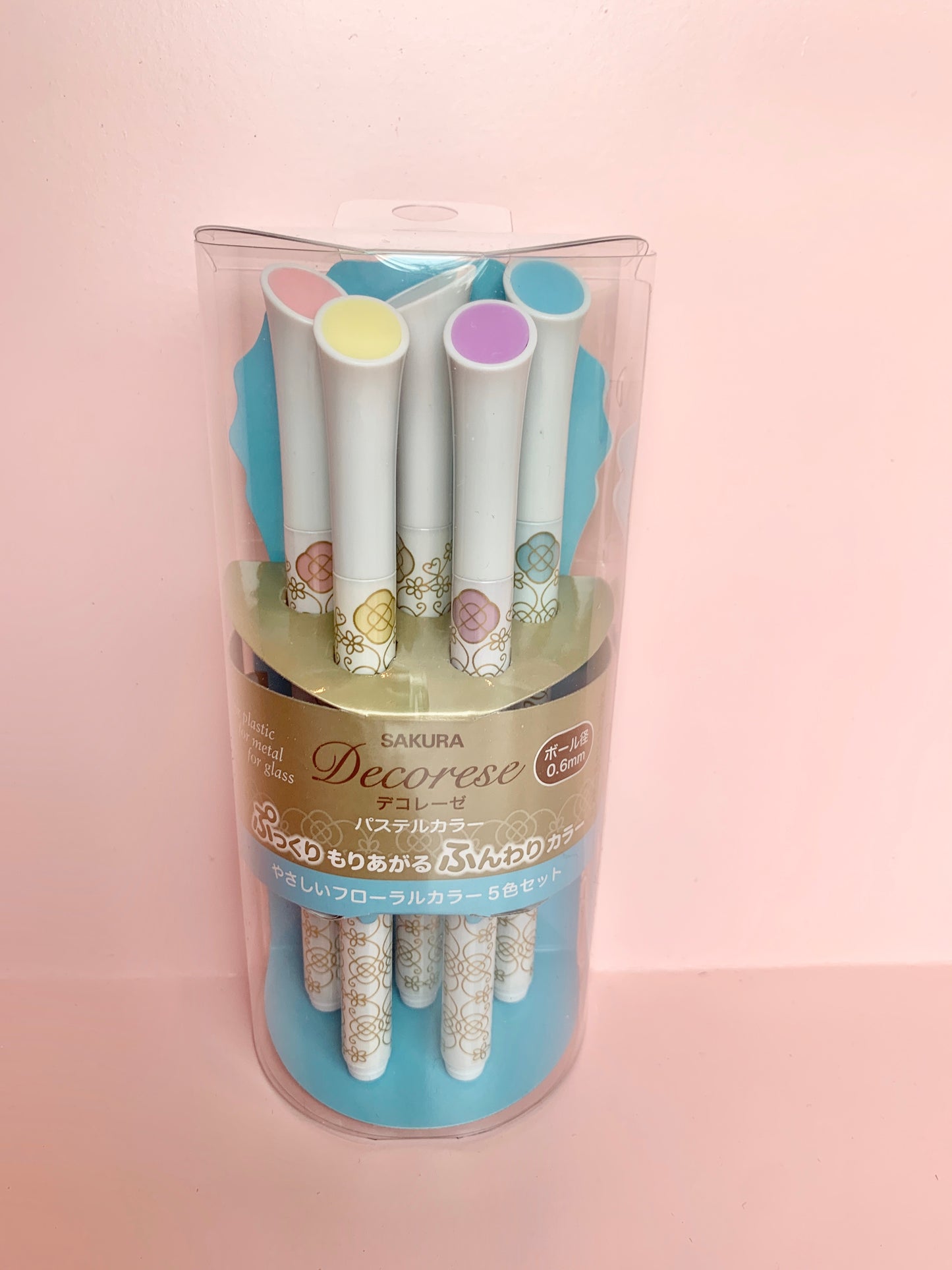 Sakura Decorese 5pc Pen Set