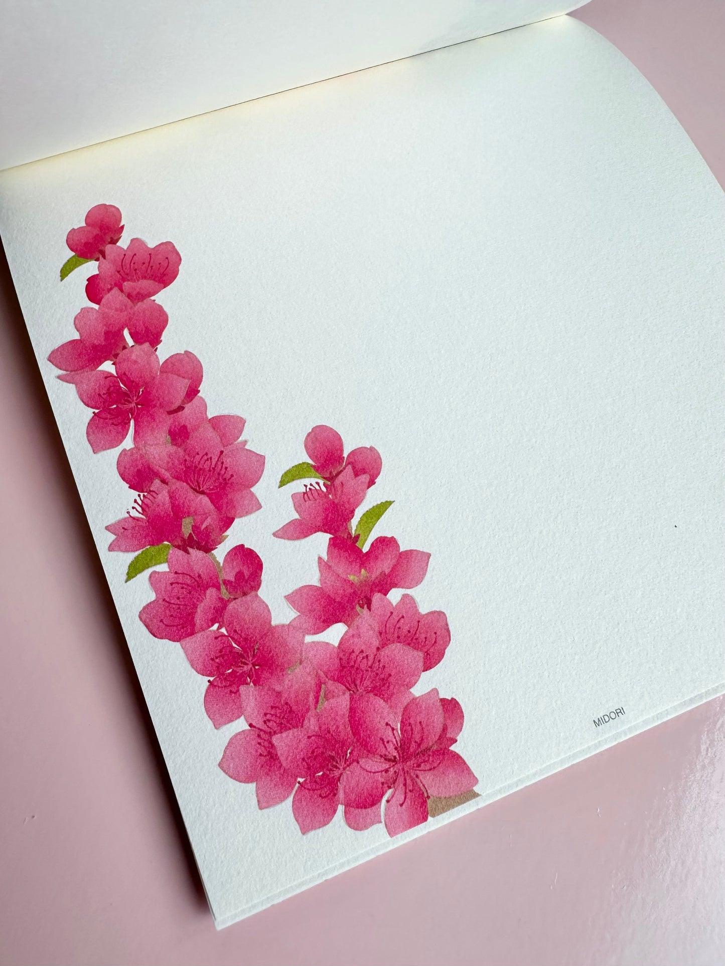 Spring Flower Letter Paper and Envelope