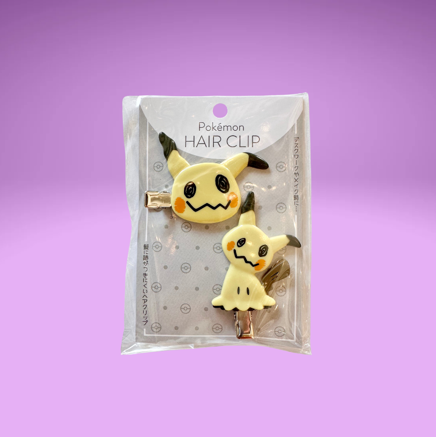Mimikyu and Ditto Hair Clips