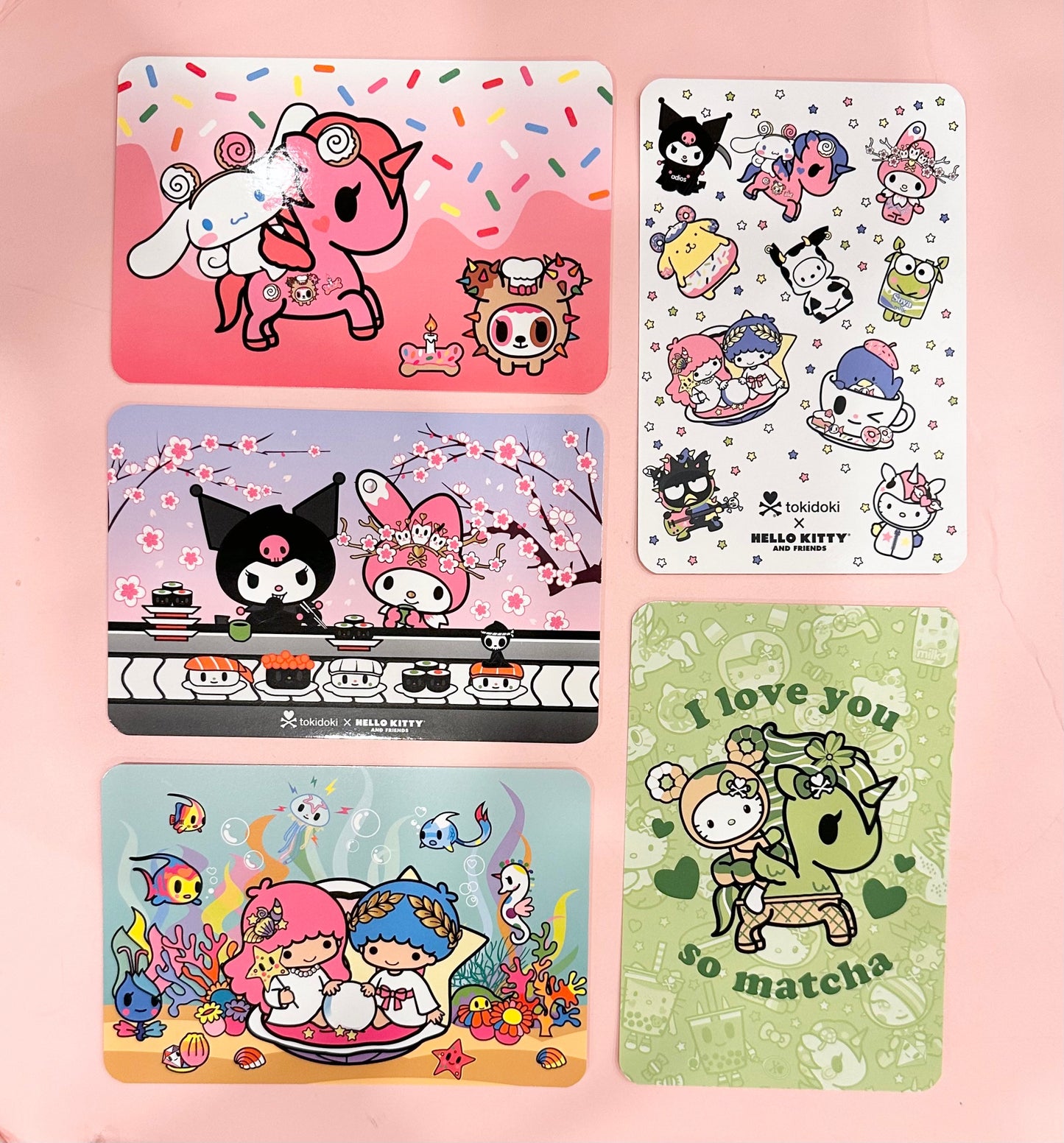 Tokidoki x Hello Kitty Post Card (5pck)