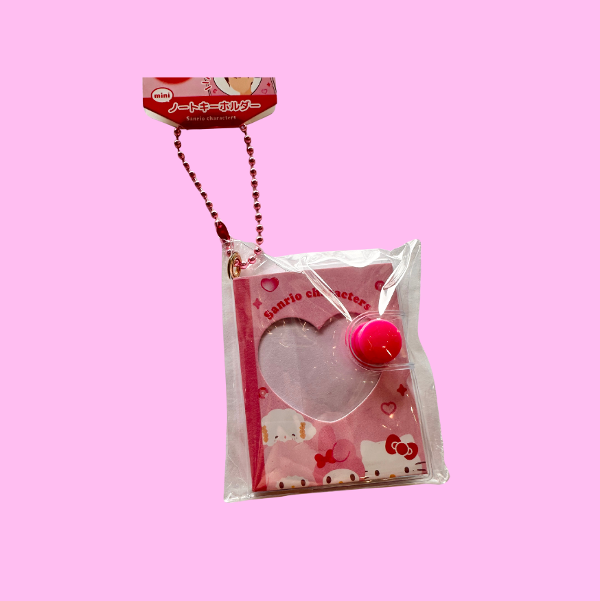 Sanrio Mini Notebook Keychain