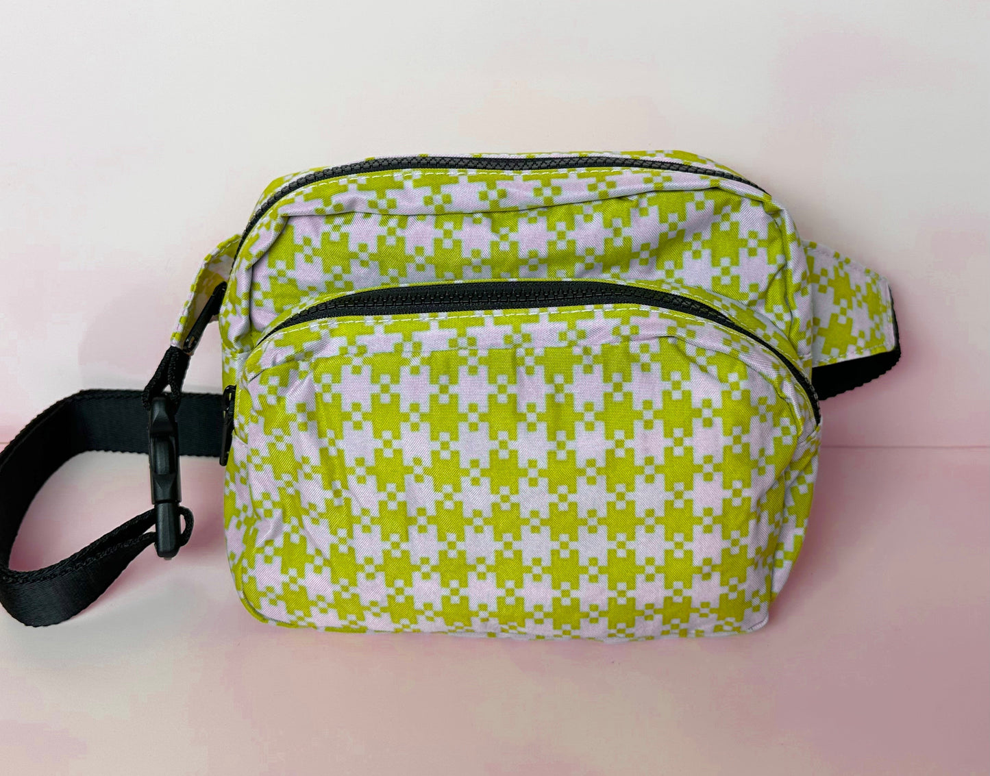 Pistachio Gingham Fanny Pack