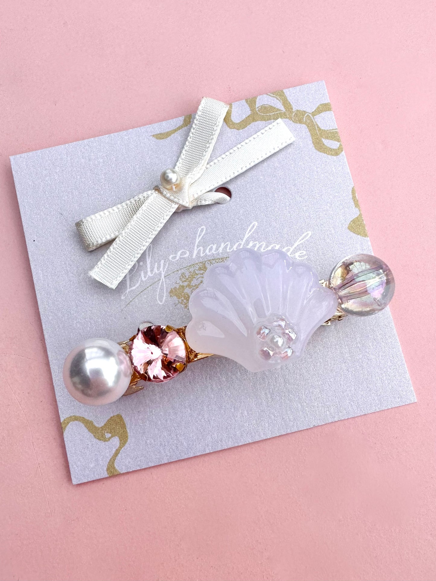 Shell Barrettes