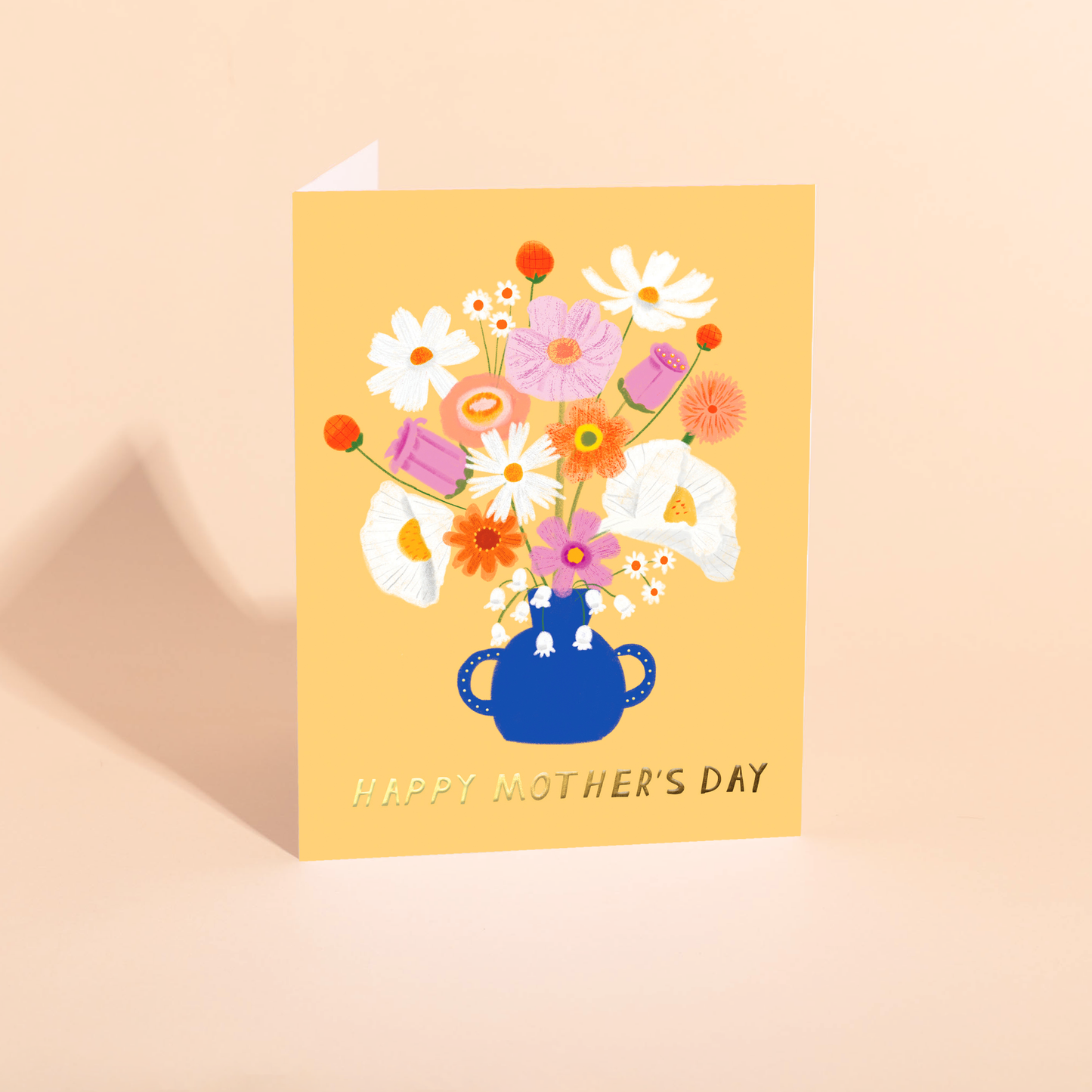 Blue Vase Mother's Day Card