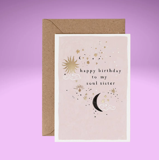 Soul Sister Birthday Card