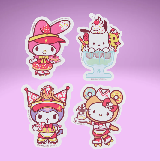 TKDK x HK Fast Food Large Stickers