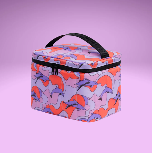 Puffy Lunch Bag - Dolphins