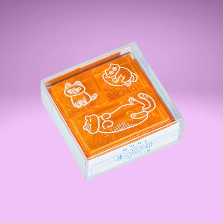 Kori Jirushi Ice Cube Stamp Set