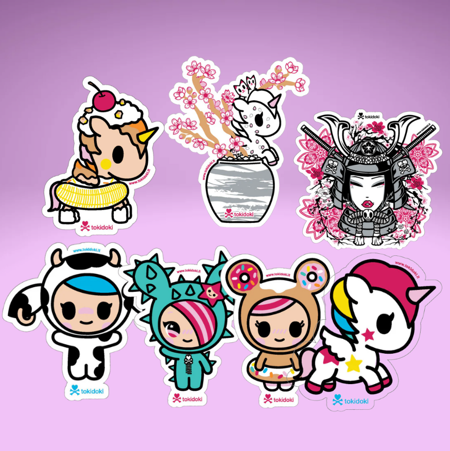 Tokidoki Series 16 Stickers – Strawberry Boots