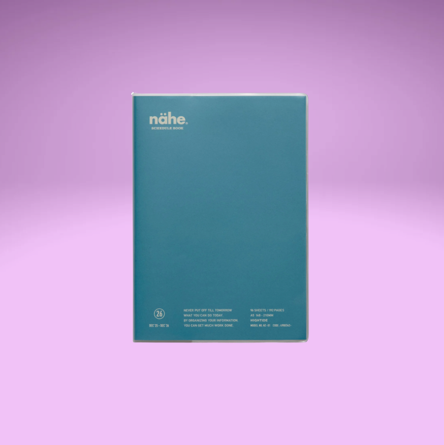 2027 Weekly Diary Nahe A5 Vertical (3 Colors)