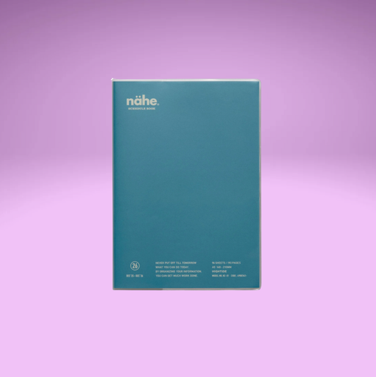 2027 Weekly Diary Nahe A5 Vertical (3 Colors)